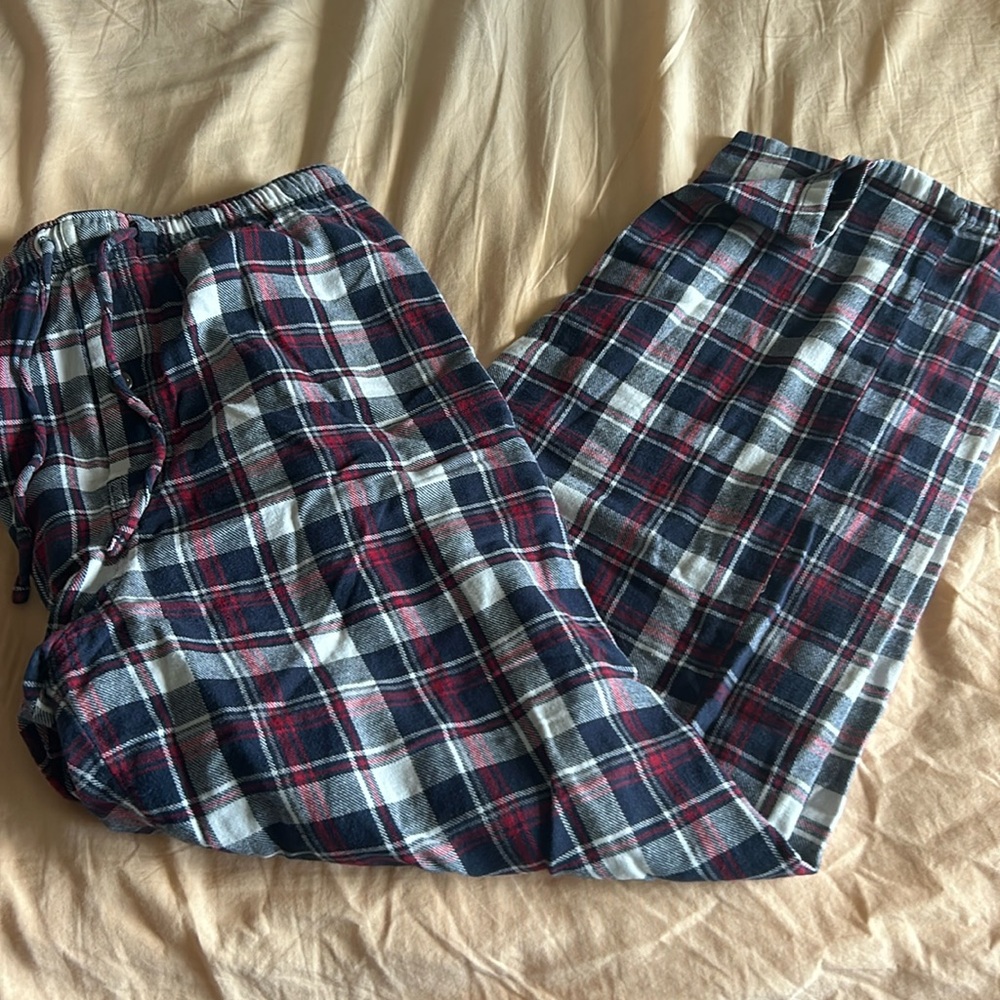 Faded Glory Plaid Pajama Pants - Medium